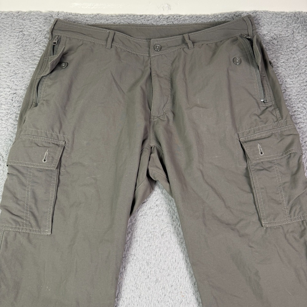 Clothing Arts Pants Mens 36x34 Gray P Cubed Pick Pocket Proof Cargo Pockets